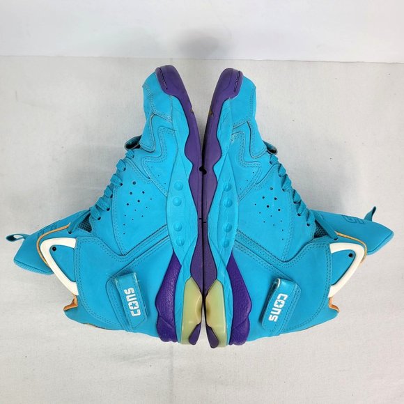 Converse Aero Jam Charlotte Hornets Men's Basketball Shoes 144260C US Size 8.5 - Picture 5 of 8